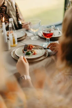 Vaidava Ceramics Earth Raw plate, 22 cm, brown - beige