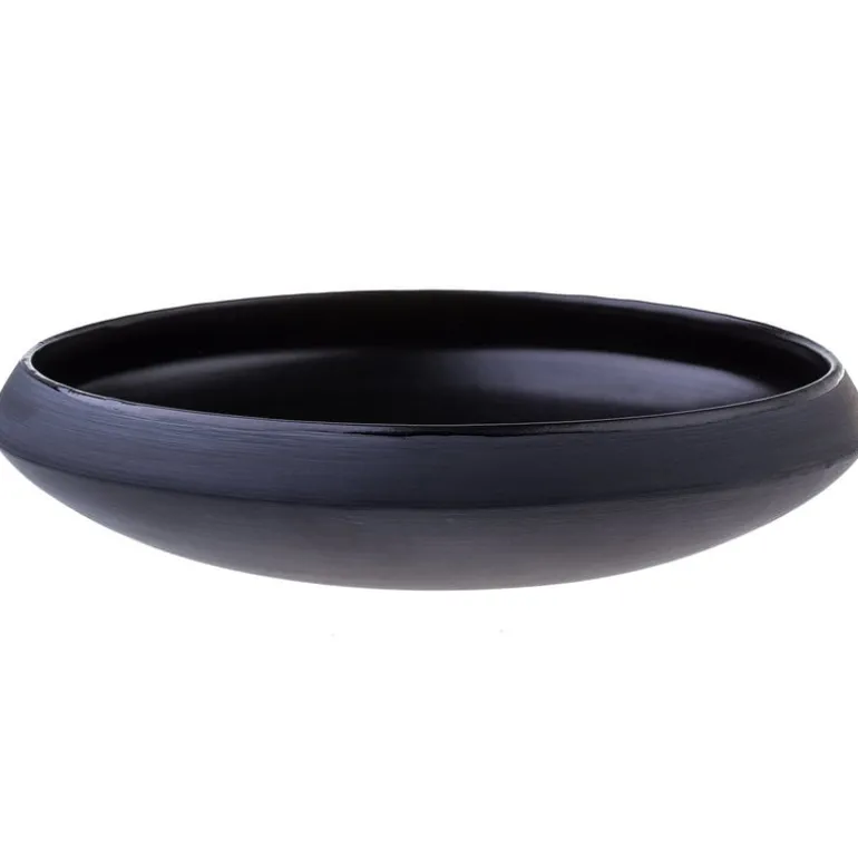 Vaidava Ceramics Eclipse centrepiece bowl 38 cm, black