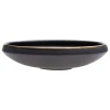 Vaidava Ceramics Eclipse Gold lunch bowl 1,1 L, black - gold