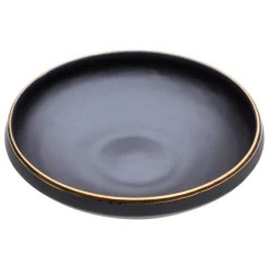 Vaidava Ceramics Eclipse Gold lunch bowl 1,1 L, black - gold
