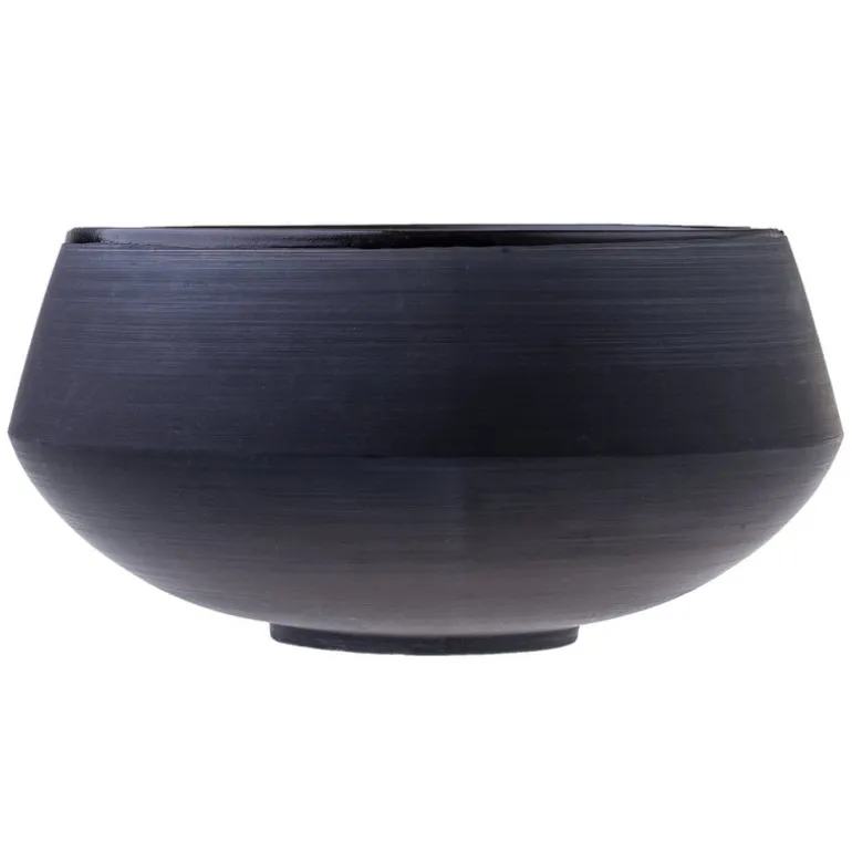 Vaidava Ceramics Eclipse salad bowl 4 L, black