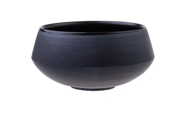 Vaidava Ceramics Eclipse salad bowl 4 L, black