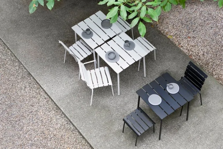 valerie_objects Aligned chair, black