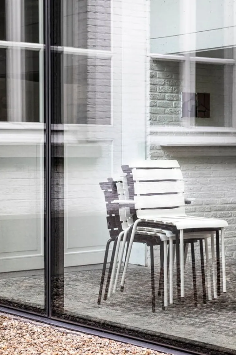 valerie_objects Aligned chair, black