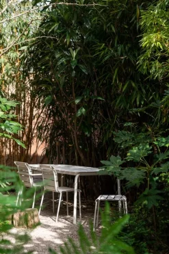 valerie_objects Aligned chair, off-white