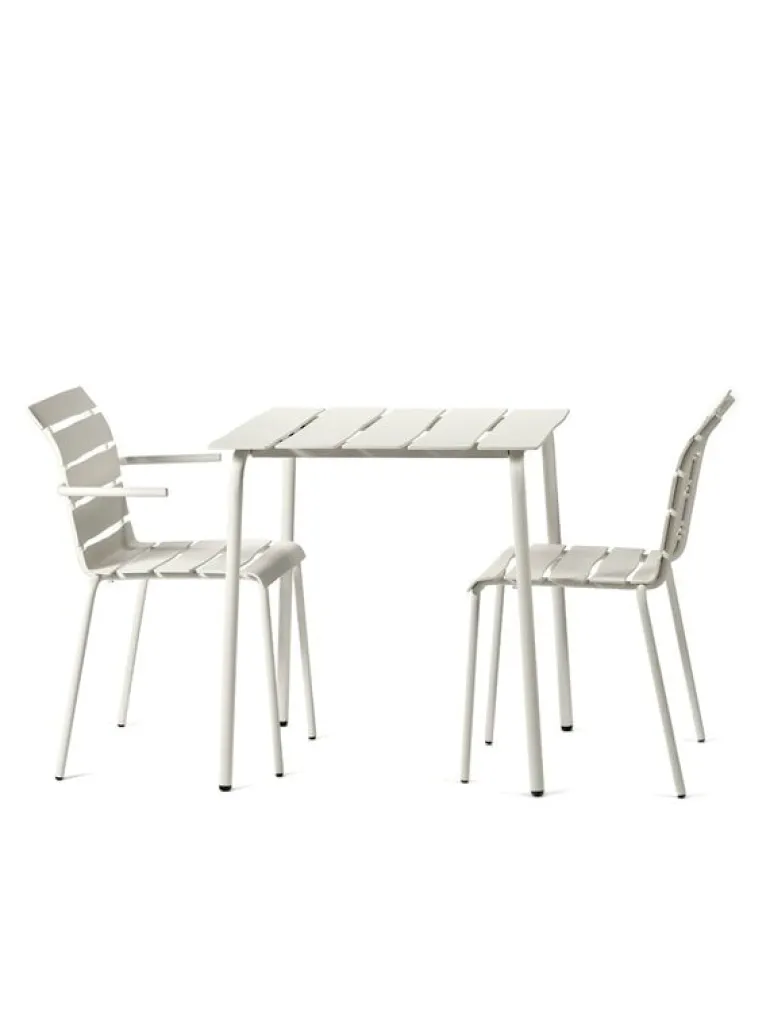 valerie_objects Aligned chair, off-white