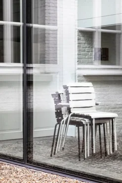 valerie_objects Aligned chair, off-white