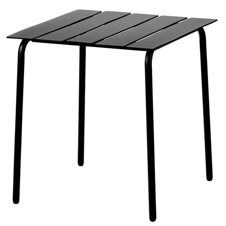 valerie_objects Aligned dining table, 70 x 70 cm, black