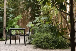 valerie_objects Aligned dining table, 70 x 70 cm, black