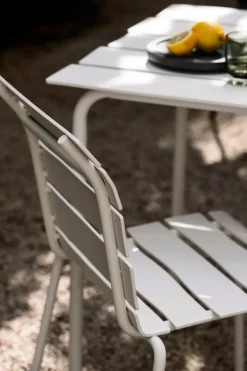 valerie_objects Aligned dining table, 70 x 70 cm, off-white