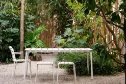 valerie_objects Aligned dining table, 170 x 85 cm, off-white