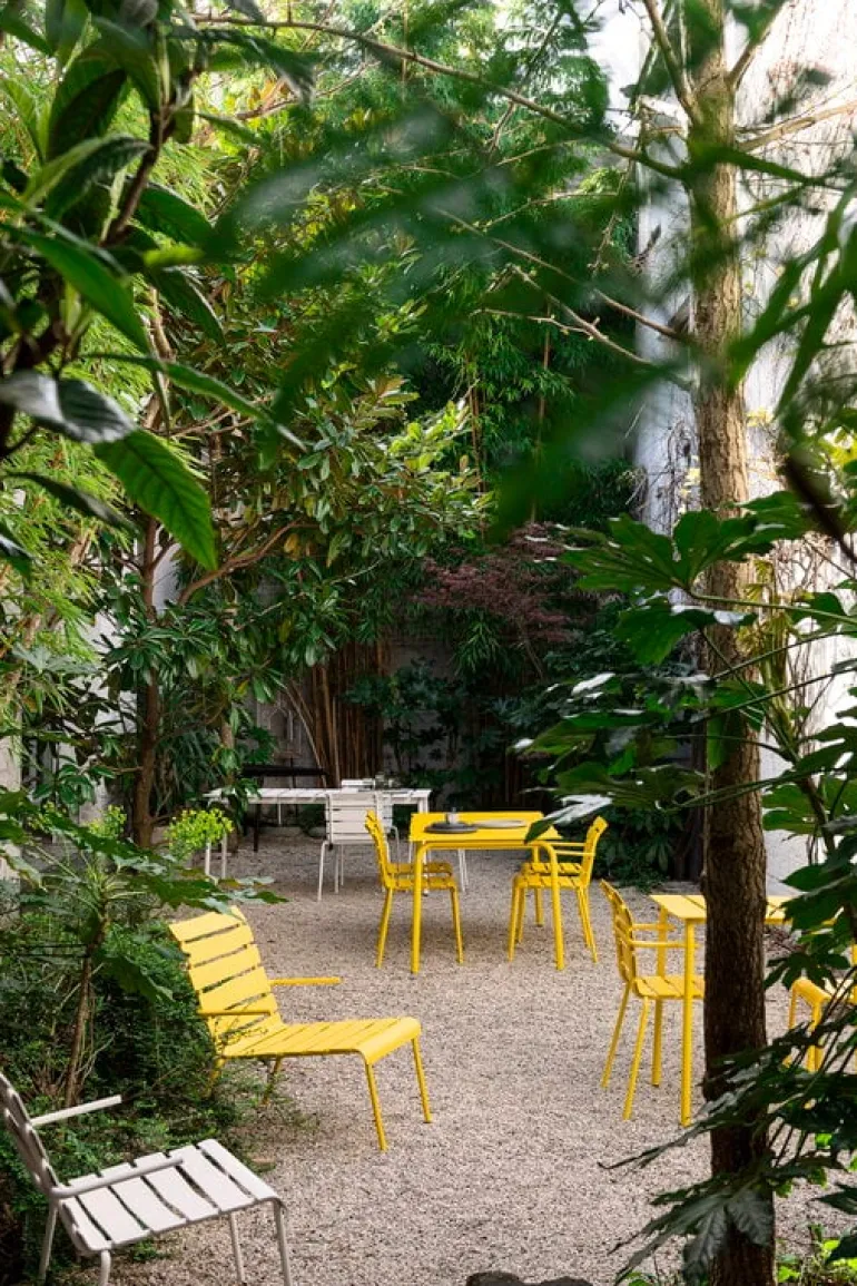 valerie_objects Aligned dining table, 170 x 85 cm, off-white