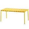 valerie_objects Aligned dining table, 170 x 85 cm, yellow