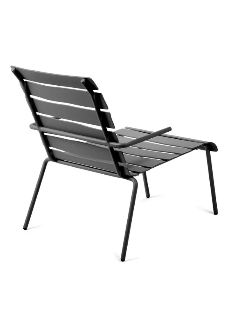 valerie_objects Aligned lounge chair, black