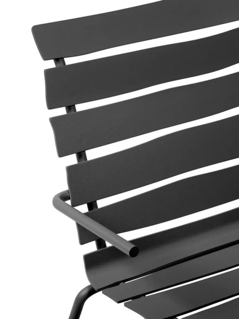 valerie_objects Aligned lounge chair, black