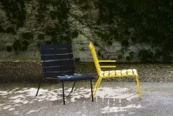 valerie_objects Aligned lounge chair, black