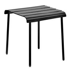 valerie_objects Aligned side table/stool, black