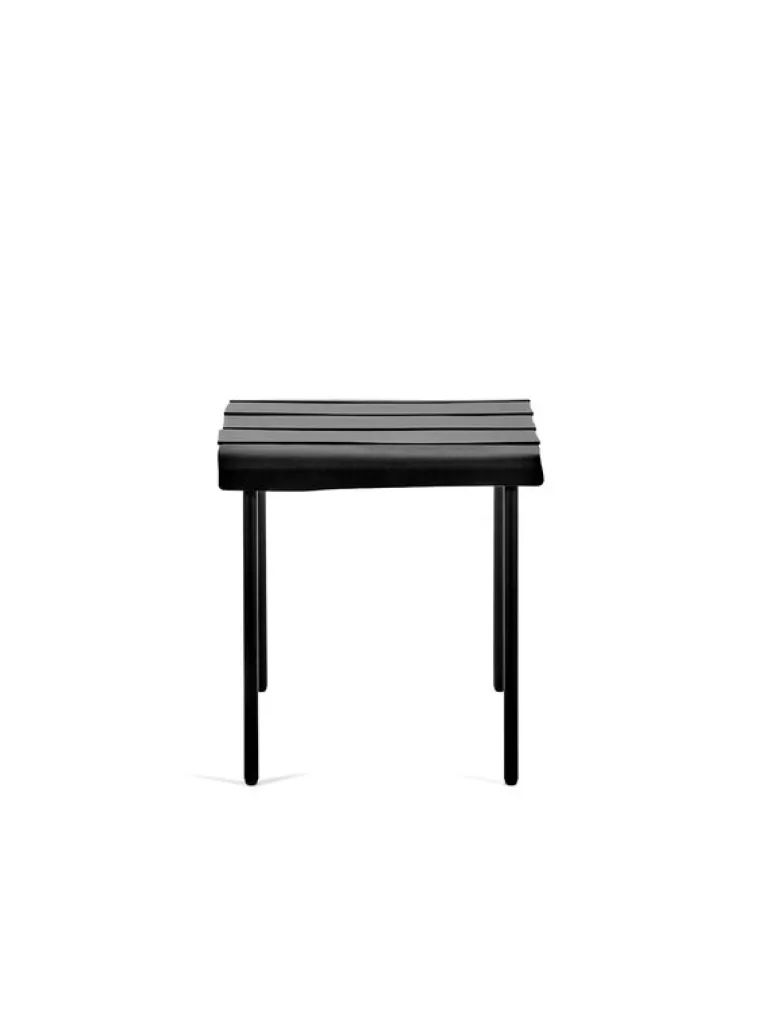 valerie_objects Aligned side table/stool, black