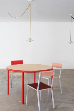 valerie_objects Alu chair, bordeaux - pink