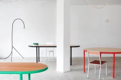 valerie_objects Alu chair, bordeaux - pink