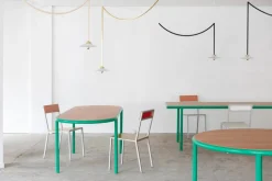 valerie_objects Alu chair, bordeaux - pink