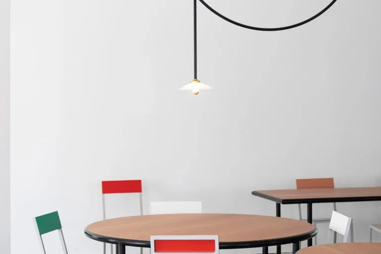 valerie_objects Alu chair, dark blue - green