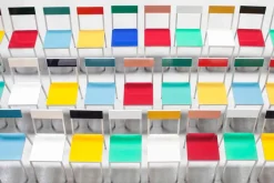 valerie_objects Alu chair, dark blue - green