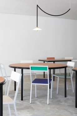 valerie_objects Alu chair, dark blue - green