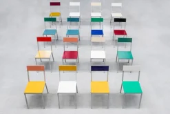 valerie_objects Alu chair, dark blue - green