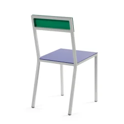 valerie_objects Alu chair, dark blue - green