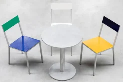 valerie_objects Alu chair, dark blue - green