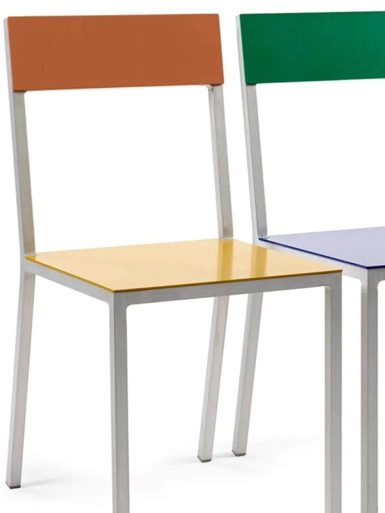 valerie_objects Alu chair, dark blue - green