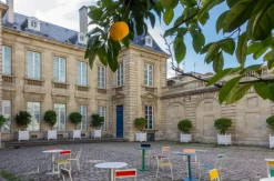 valerie_objects Alu chair, dark blue - green