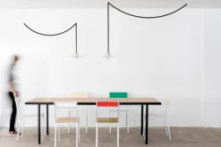 valerie_objects Alu chair, dark blue - green