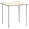 valerie_objects Alu dining table, small, ivory