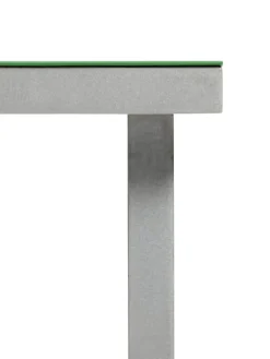valerie_objects Alu dining table, small, green