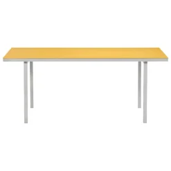 valerie_objects Alu dining table, medium, yellow