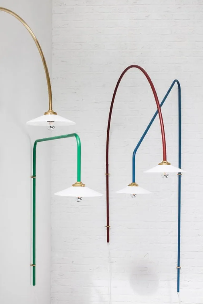 valerie_objects Hanging Lamp N°3, dimmable, menie red