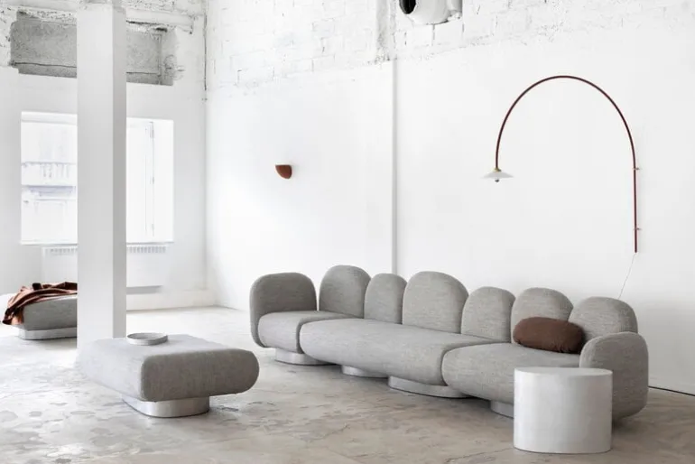 valerie_objects Hanging Lamp N°3, dimmable, menie red