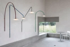 valerie_objects Hanging Lamp N°3, dimmable, menie red