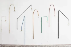 valerie_objects Hanging Lamp N°3, dimmable, menie red