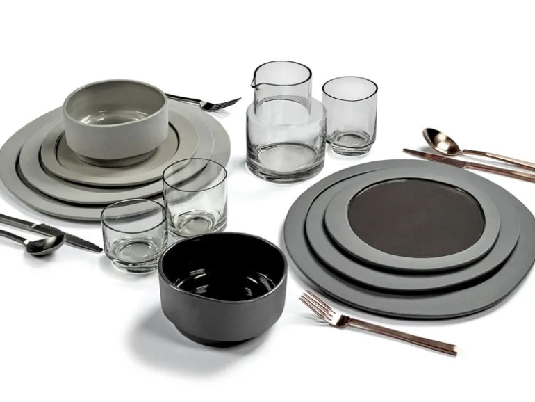 valerie_objects Inner Circle bowl, light grey