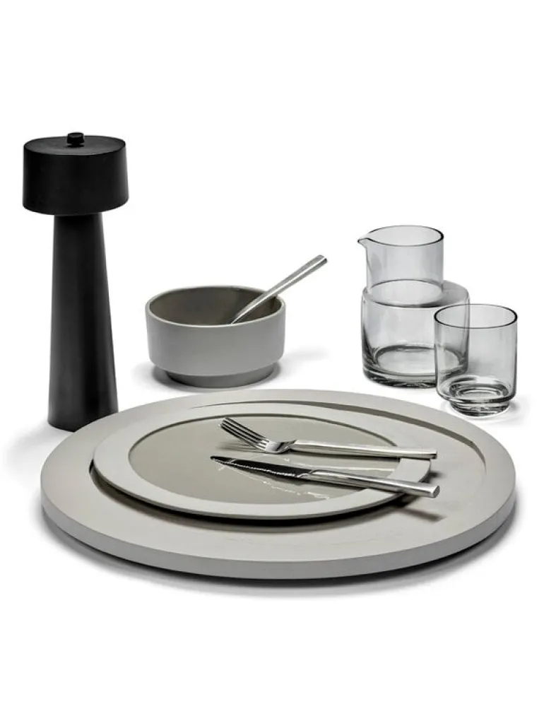 valerie_objects Inner Circle bowl, light grey