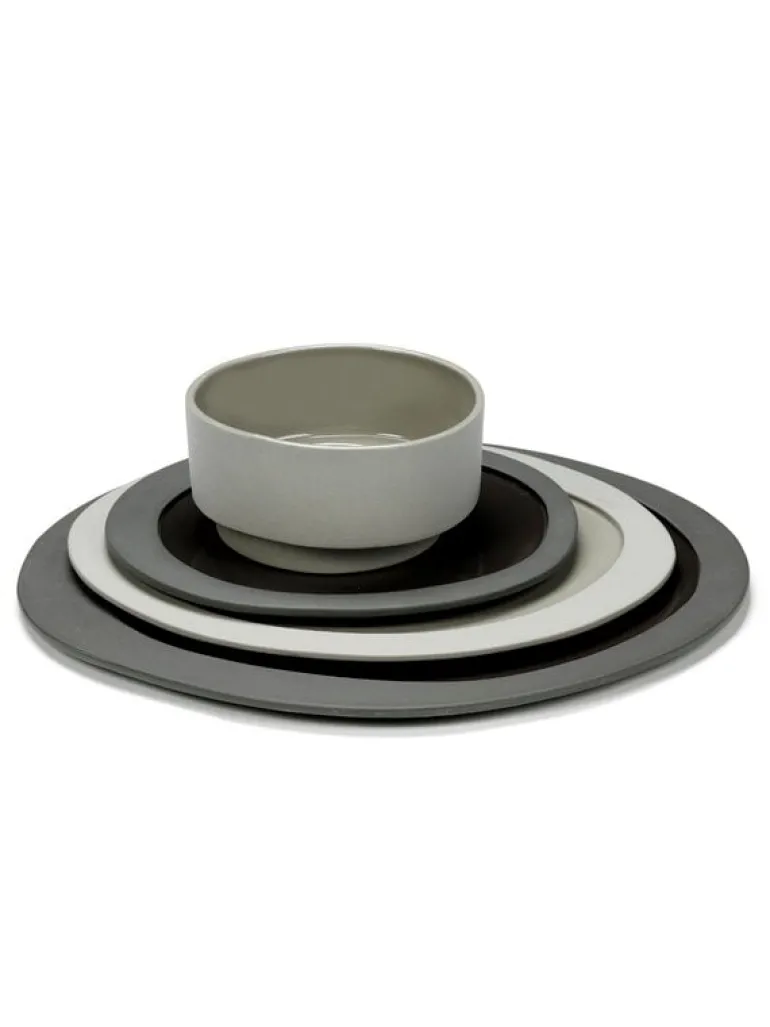 valerie_objects Inner Circle bowl, light grey