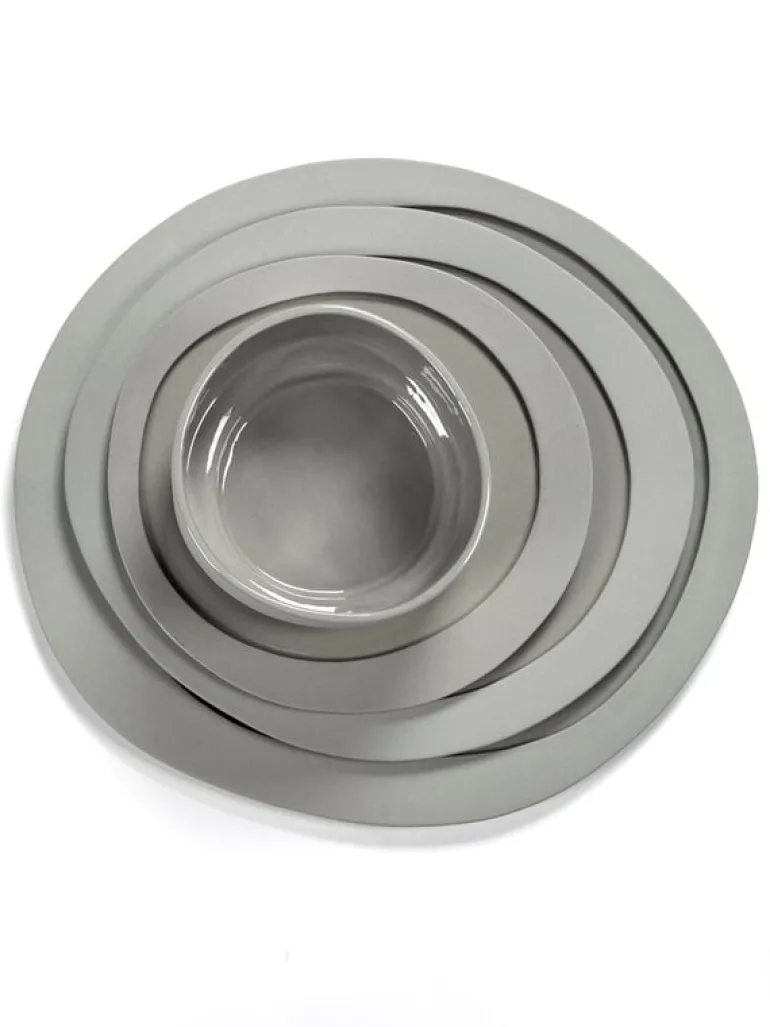 valerie_objects Inner Circle bowl, light grey