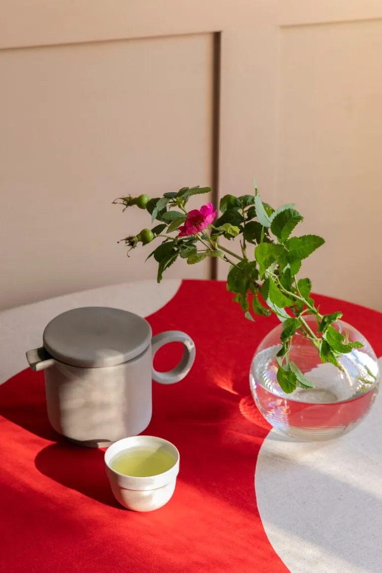 valerie_objects Inner Circle teapot, light grey