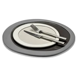 valerie_objects Inner Circle plate, M, grey