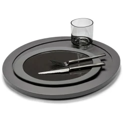 valerie_objects Inner Circle plate, M, grey