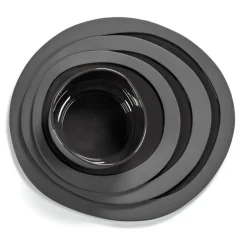 valerie_objects Inner Circle high plate, grey