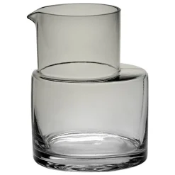 valerie_objects Inner Circle carafe, 75 cl, smokey grey